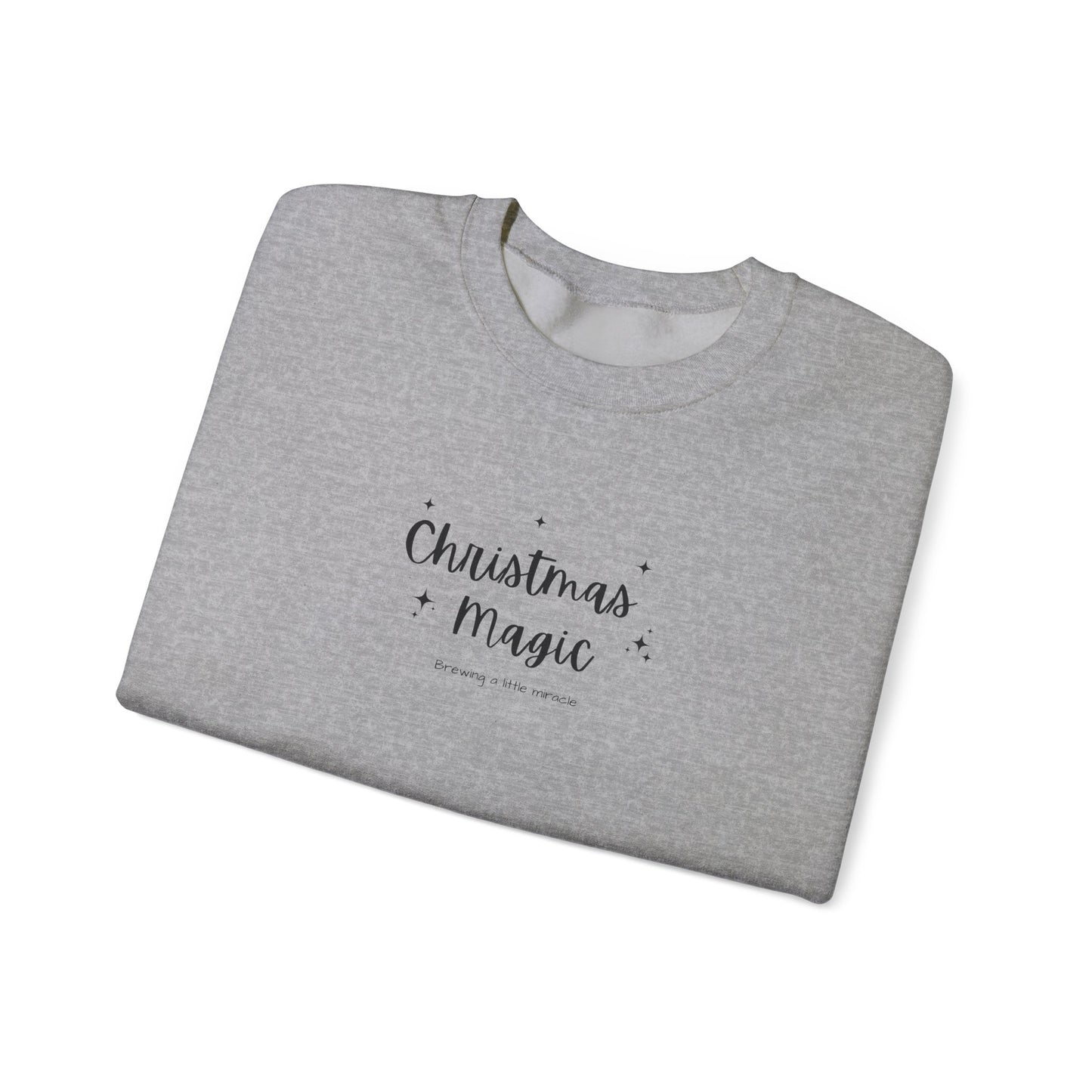 Christmas Magic Brewing a Little Miracle Pregnancy Announcement Sweatshirt, Perfect for Family Announcement