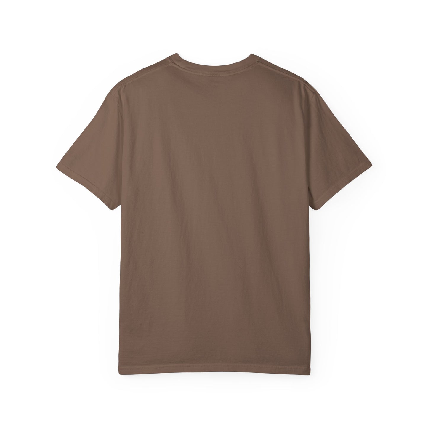 Brown t-shirt on a white background