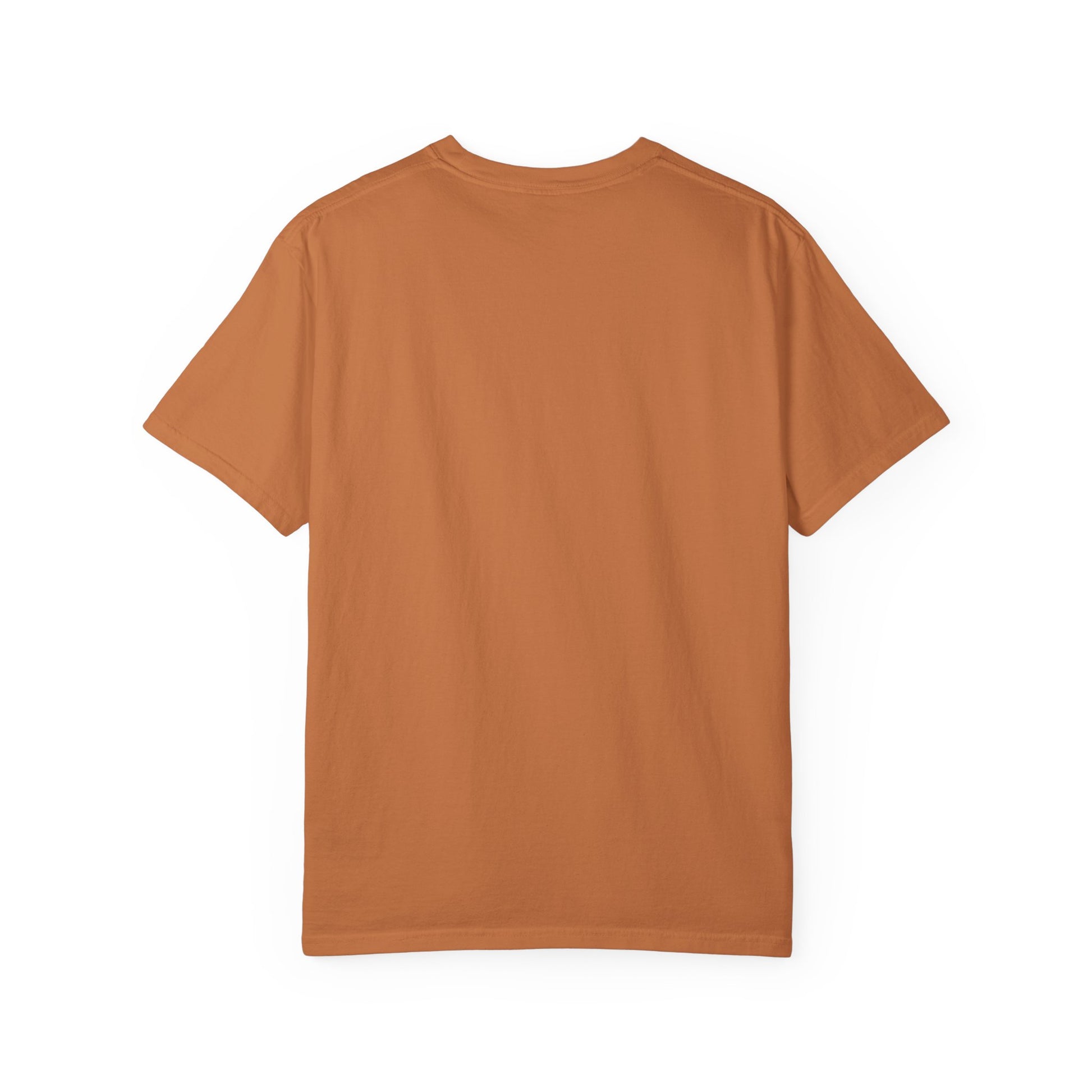 Brown t-shirt on a white background