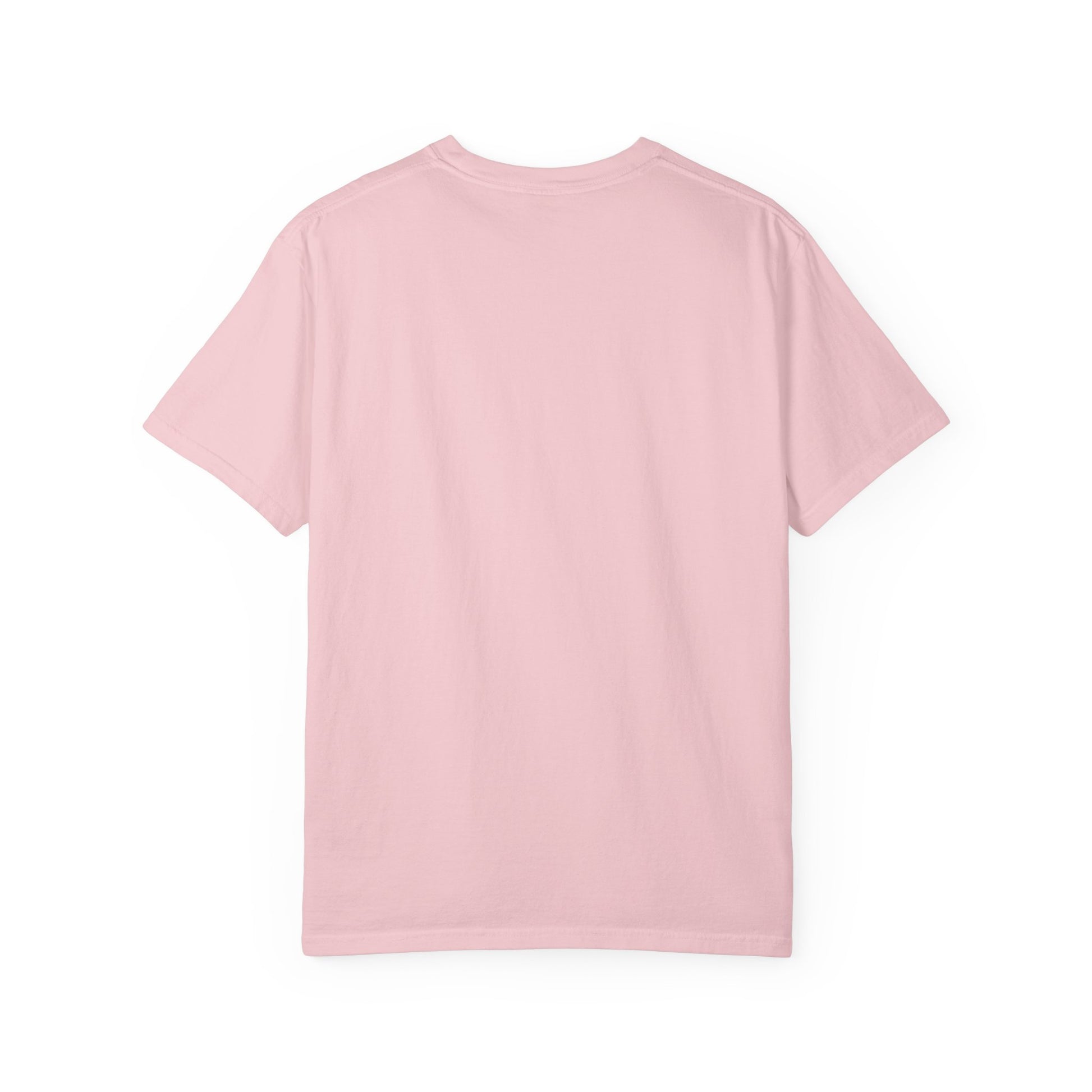 Pink t-shirt on a white background