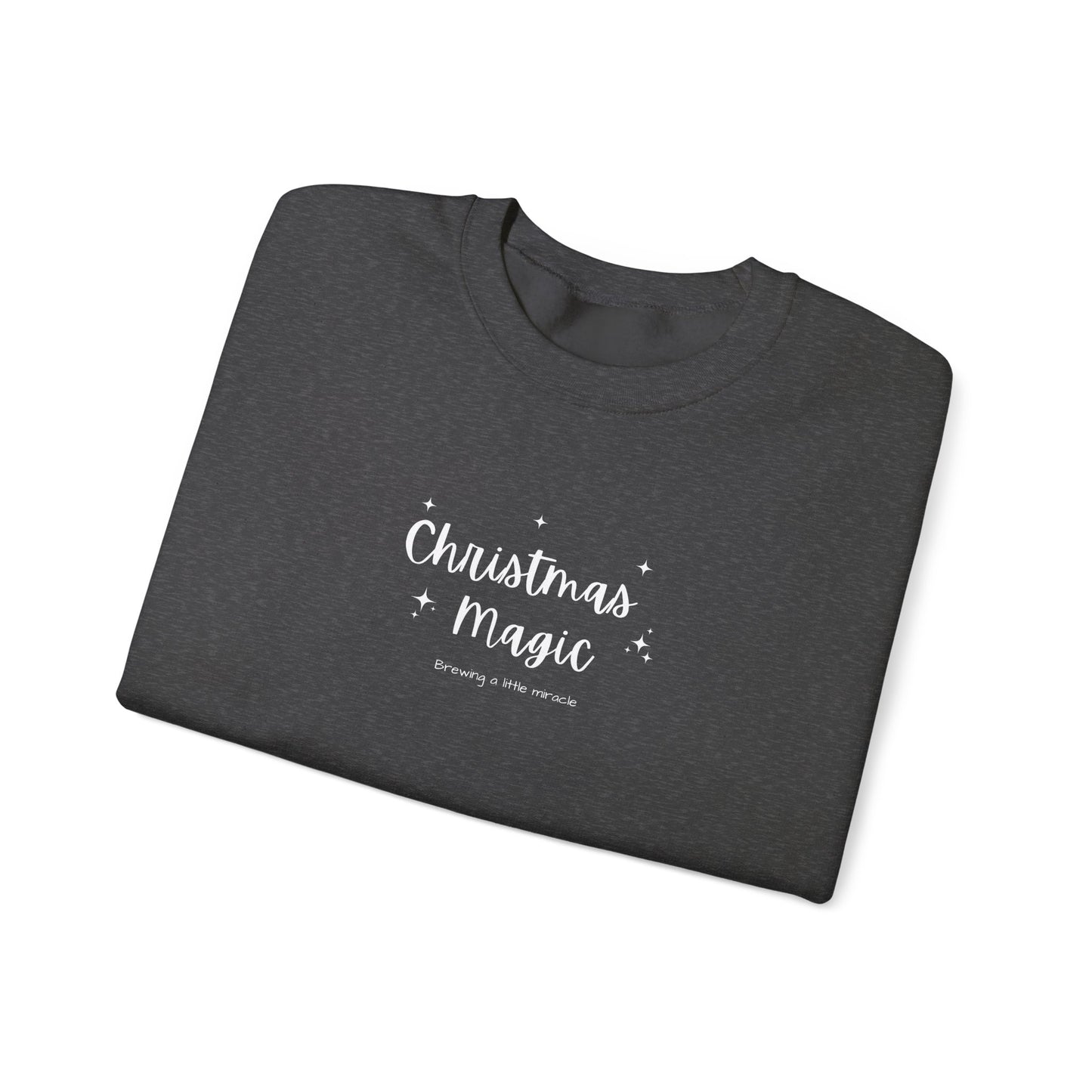 Christmas Magic Brewing a Little Miracle Pregnancy Announcement Sweatshirt, Perfect for Family Announcement