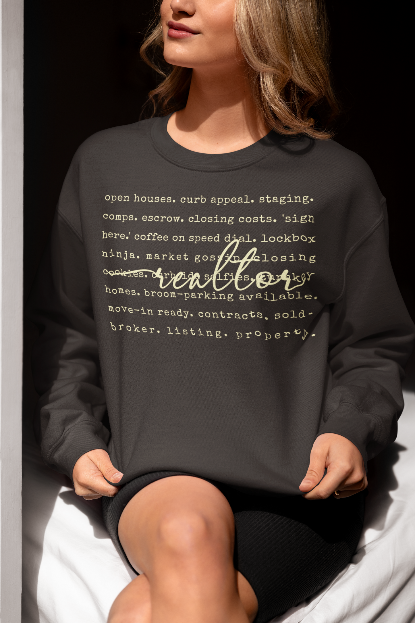 Realtor Definition Cozy Sweatshirt, Fall Thankful Shirt, Holiday Season Gift, Trendy Fall Tee, Thanksgiving Vibes