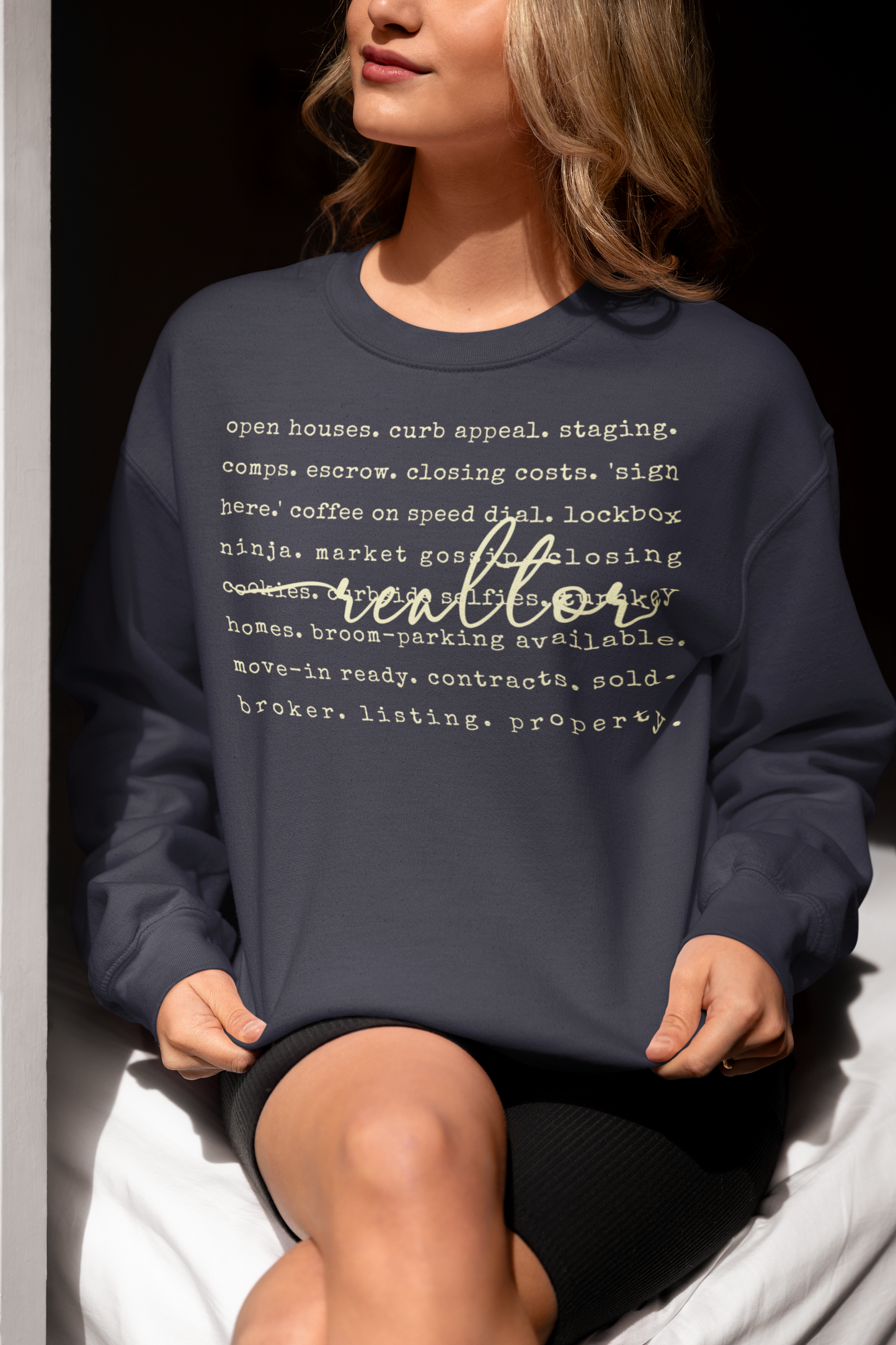 Realtor Definition Cozy Sweatshirt, Fall Thankful Shirt, Holiday Season Gift, Trendy Fall Tee, Thanksgiving Vibes