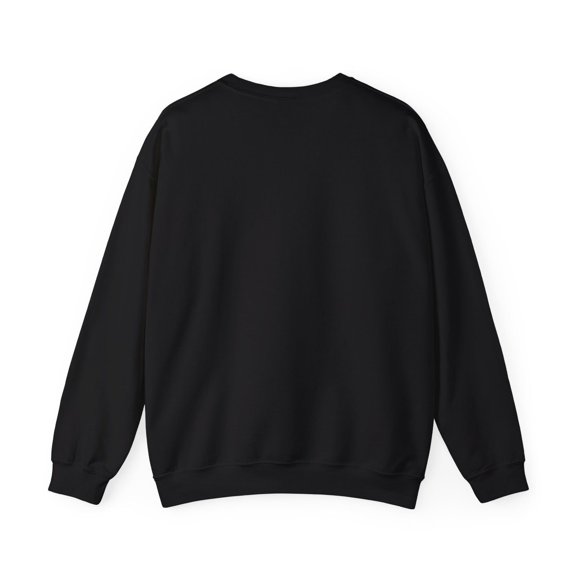 Black sweatshirt on a white background