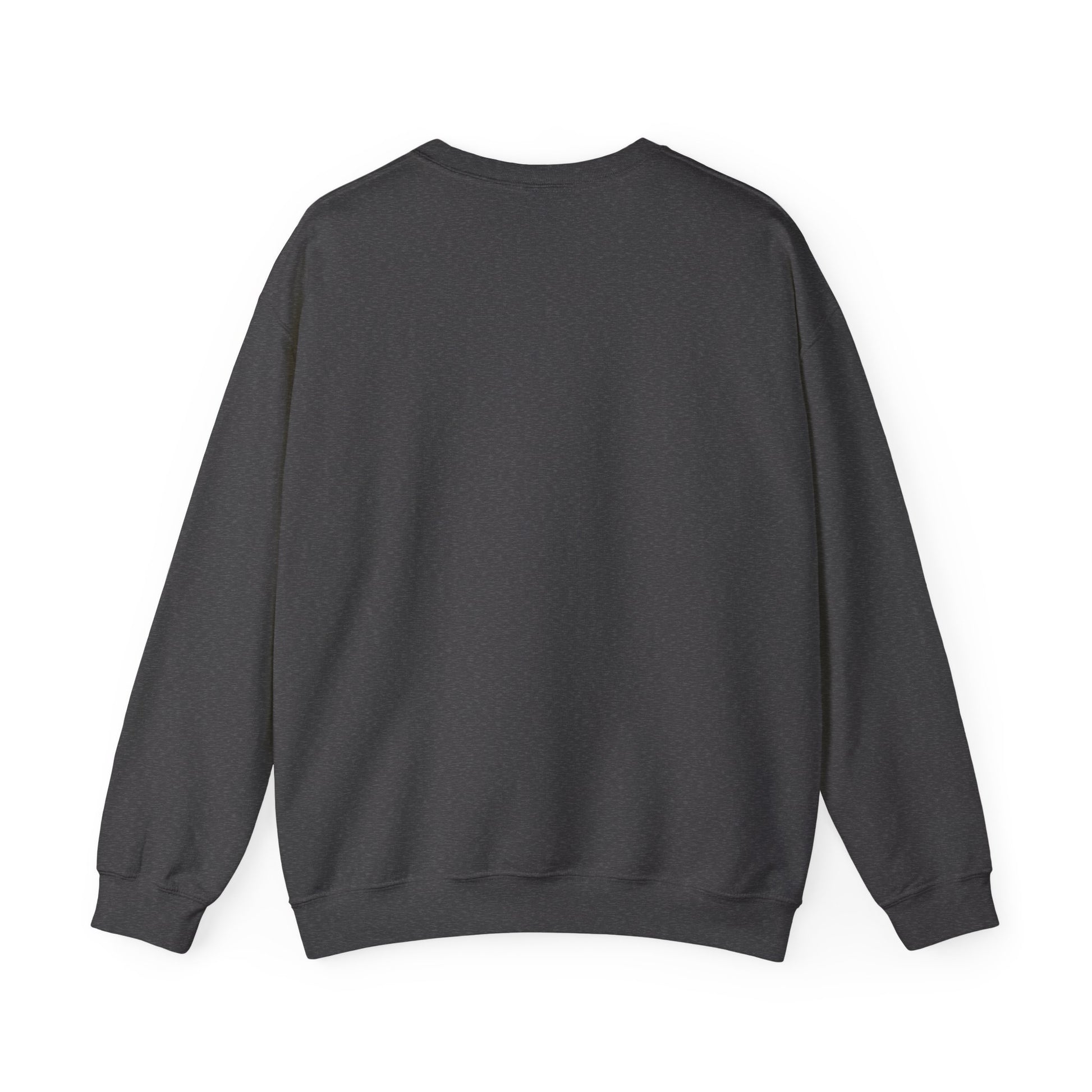 Dark gray sweatshirt on a white background