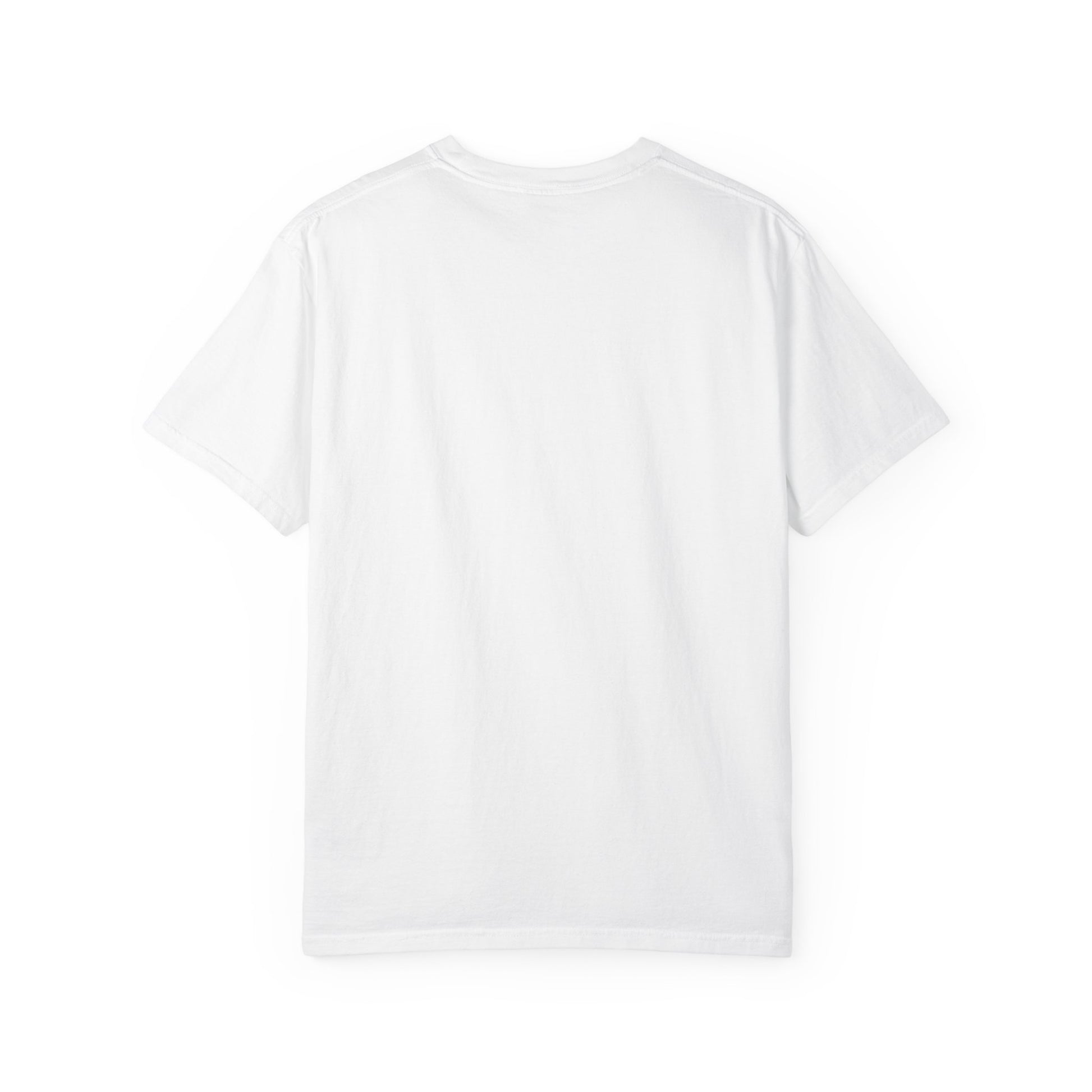 White t-shirt on a white background