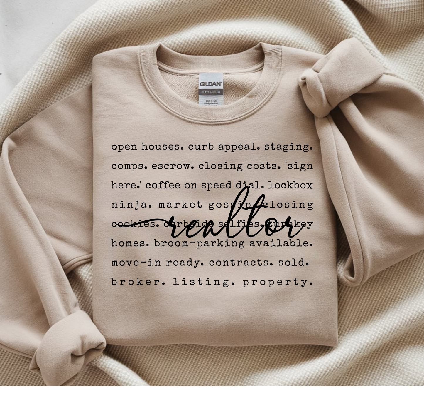 Realtor Definition Cozy Sweatshirt, Fall Thankful Shirt, Holiday Season Gift, Trendy Fall Tee, Thanksgiving Vibes