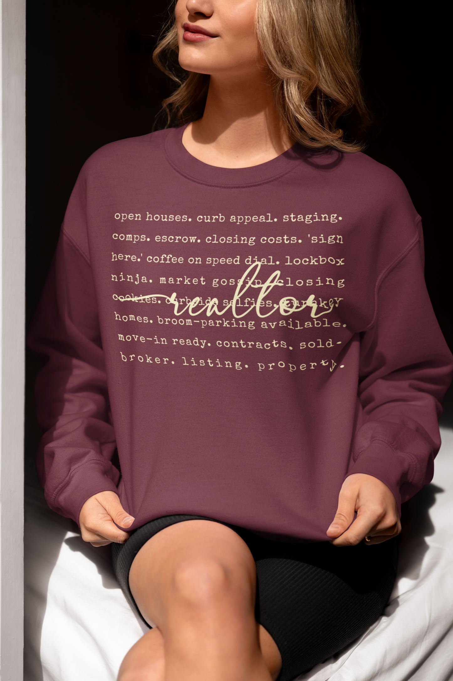 Realtor Definition Cozy Sweatshirt, Fall Thankful Shirt, Holiday Season Gift, Trendy Fall Tee, Thanksgiving Vibes